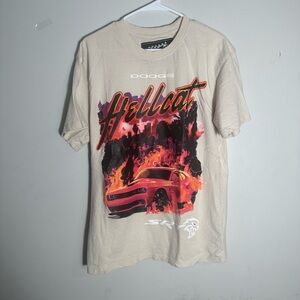 Dodge SRT Hellcat T Shirt Adult L Multi Colored Mens